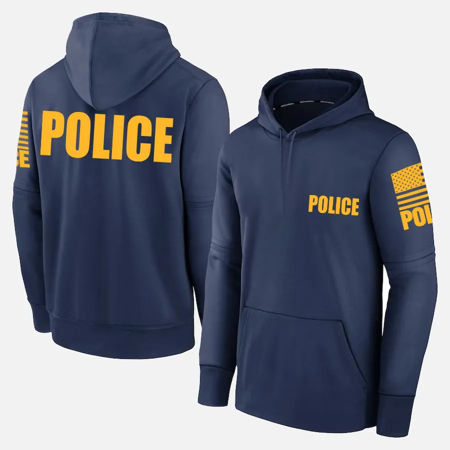 Navy Blue Police Hoodie