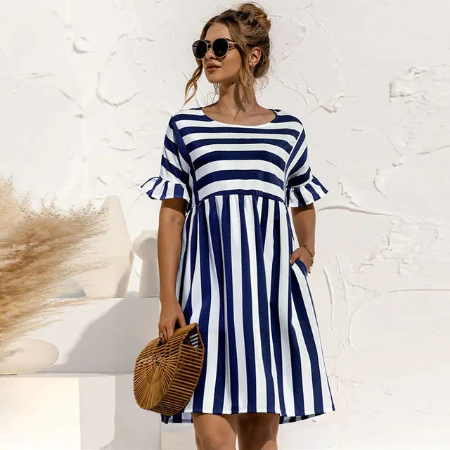 Nefertari® | Striped Summer Dress