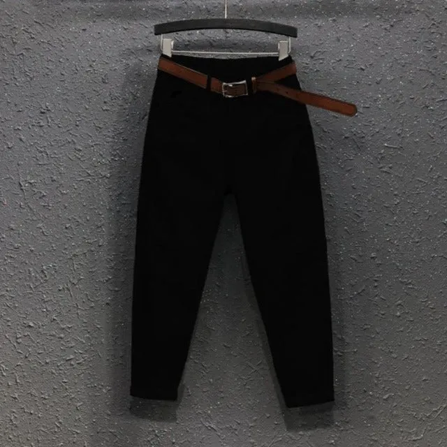 New Fashion High Waist Baggy Jeans for Women
