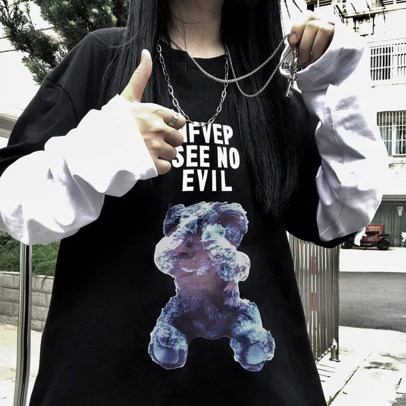 “NFVEP SEE NO EVIL” FAKE TWO PIECE W102513