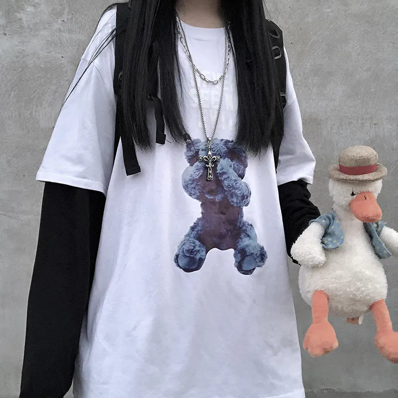 “NFVEP SEE NO EVIL” FAKE TWO PIECE W102513