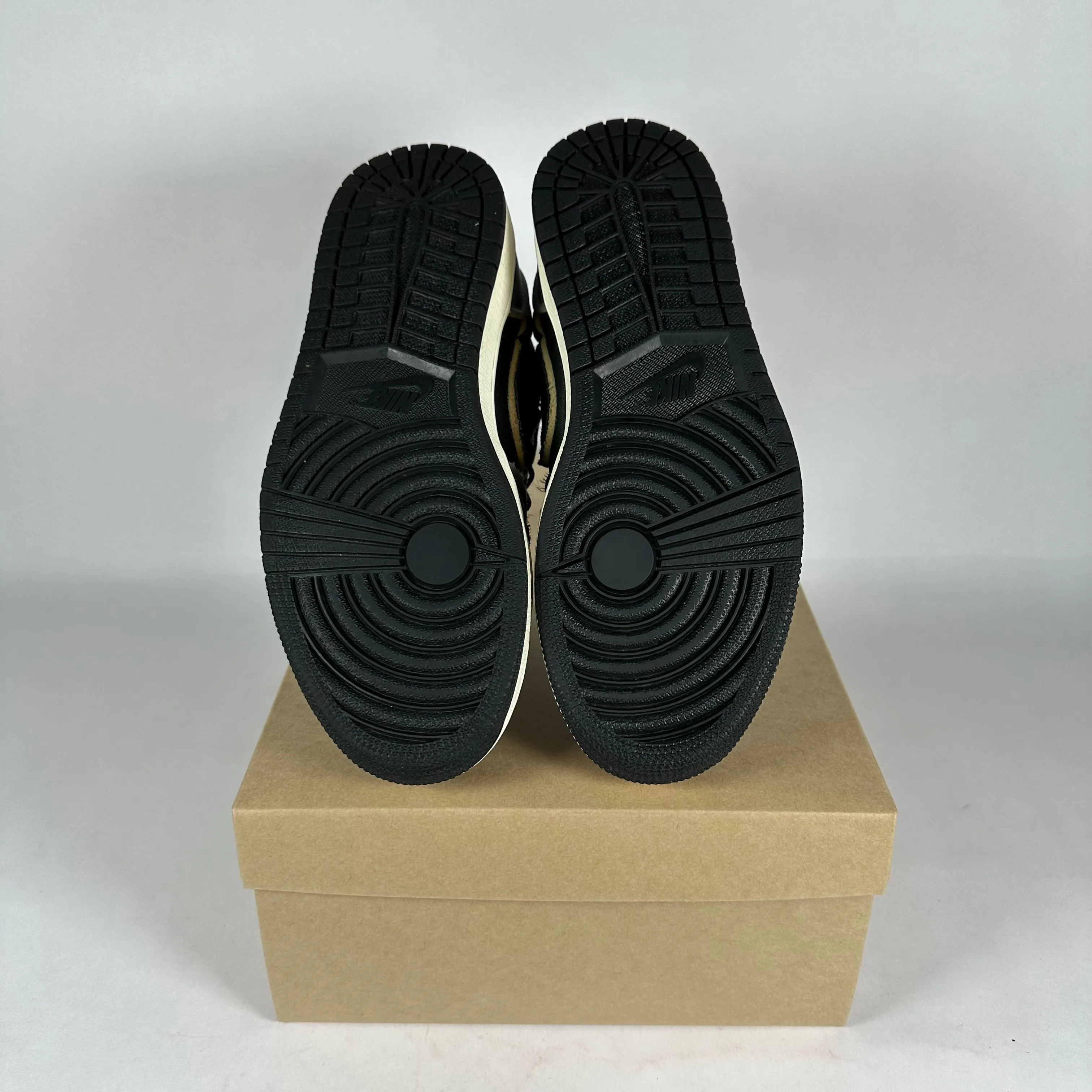 Nike AIr Jordan 1 Low EX Black Smoke Grey *pre-owned* size 9