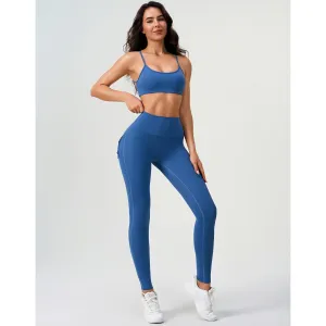 Nude Feel High Waist Quick Drying Sports Set