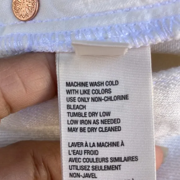 NWT 🐲💙 We The Free Spring White Frayed Hem Short