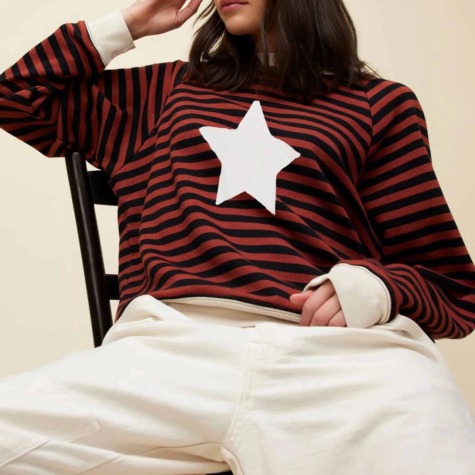 Oaklyn Oversized Crew Neck Pullover Sweater