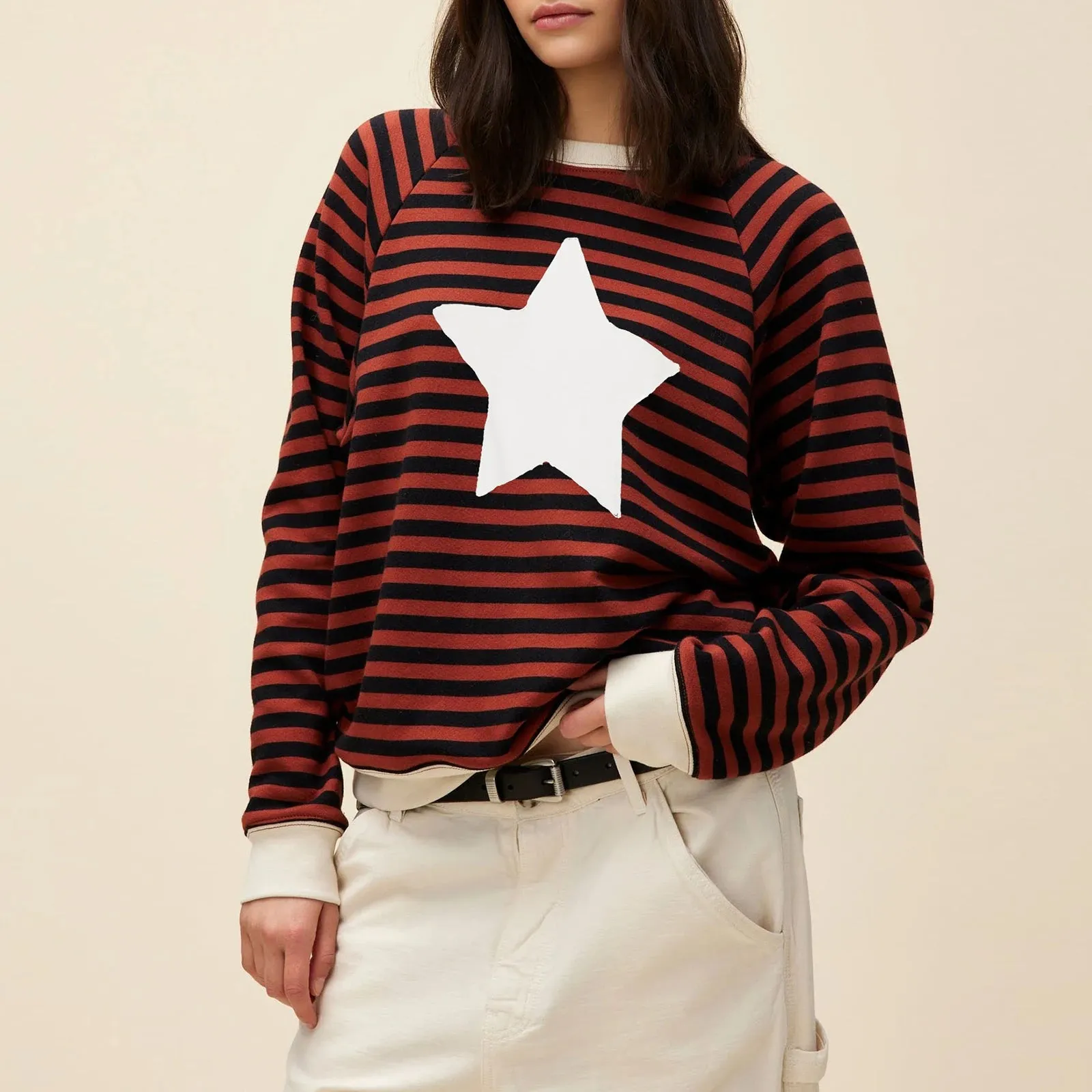 Oaklyn Oversized Crew Neck Pullover Sweater