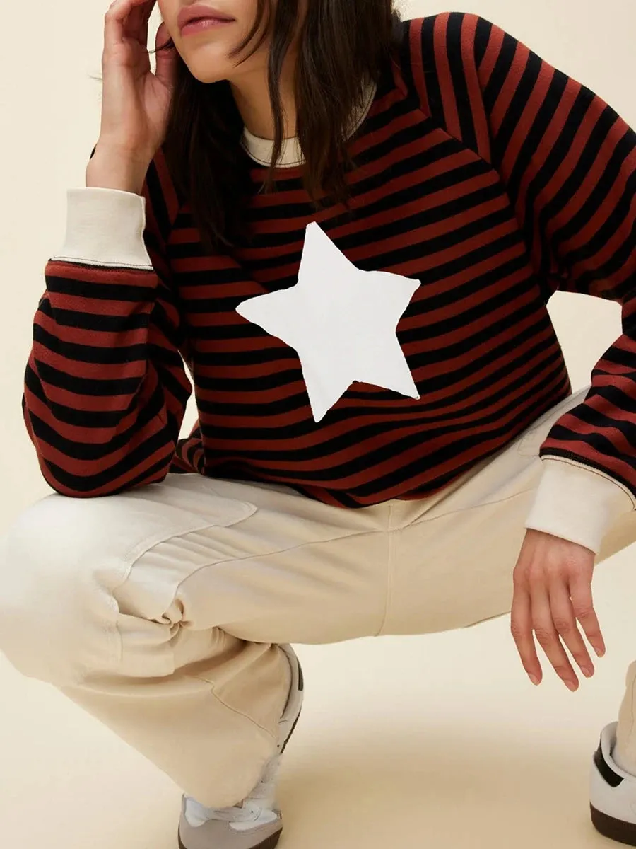 Oaklyn Oversized Crew Neck Pullover Sweater