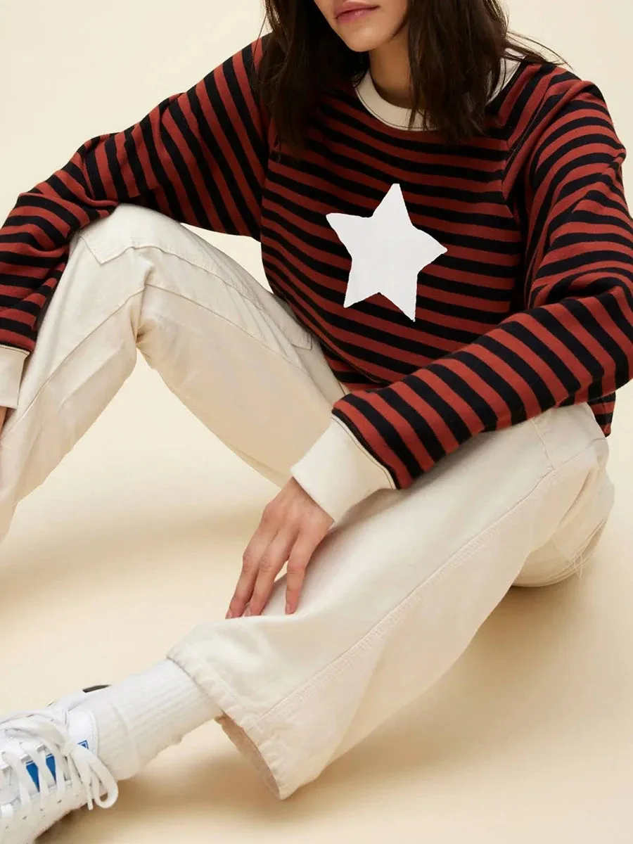 Oaklyn Oversized Crew Neck Pullover Sweater