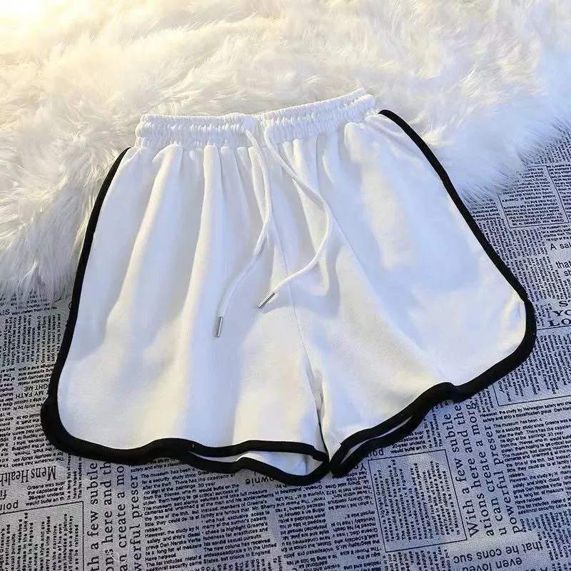 Obsidian Phoenix Striped Sports Shorts