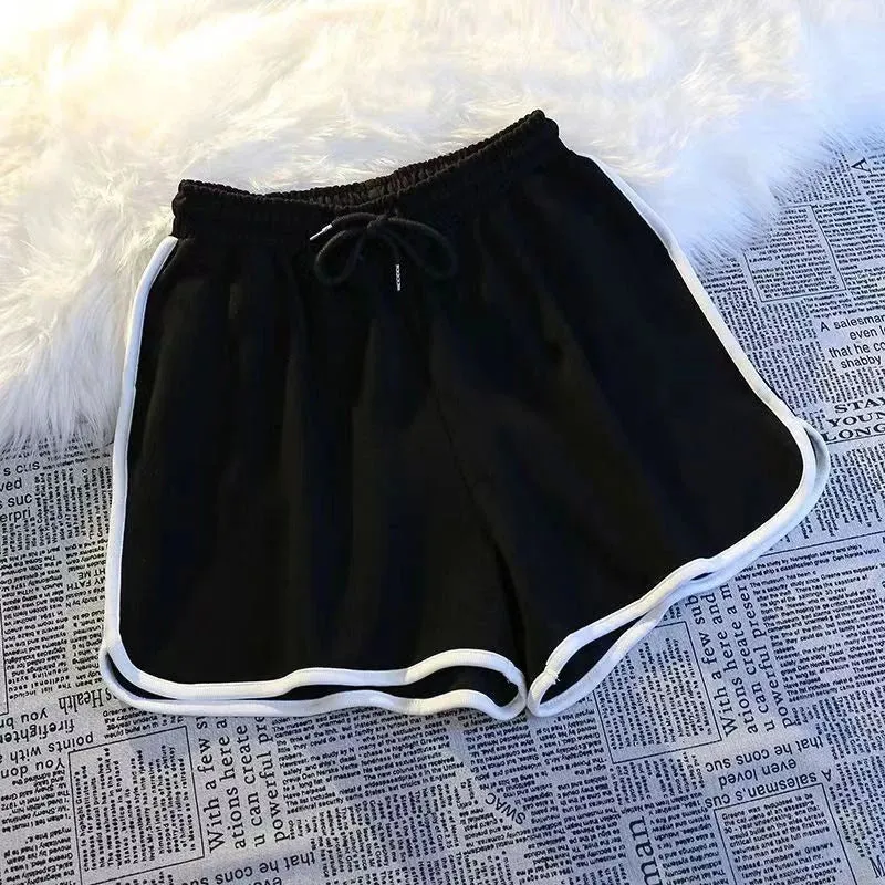 Obsidian Phoenix Striped Sports Shorts