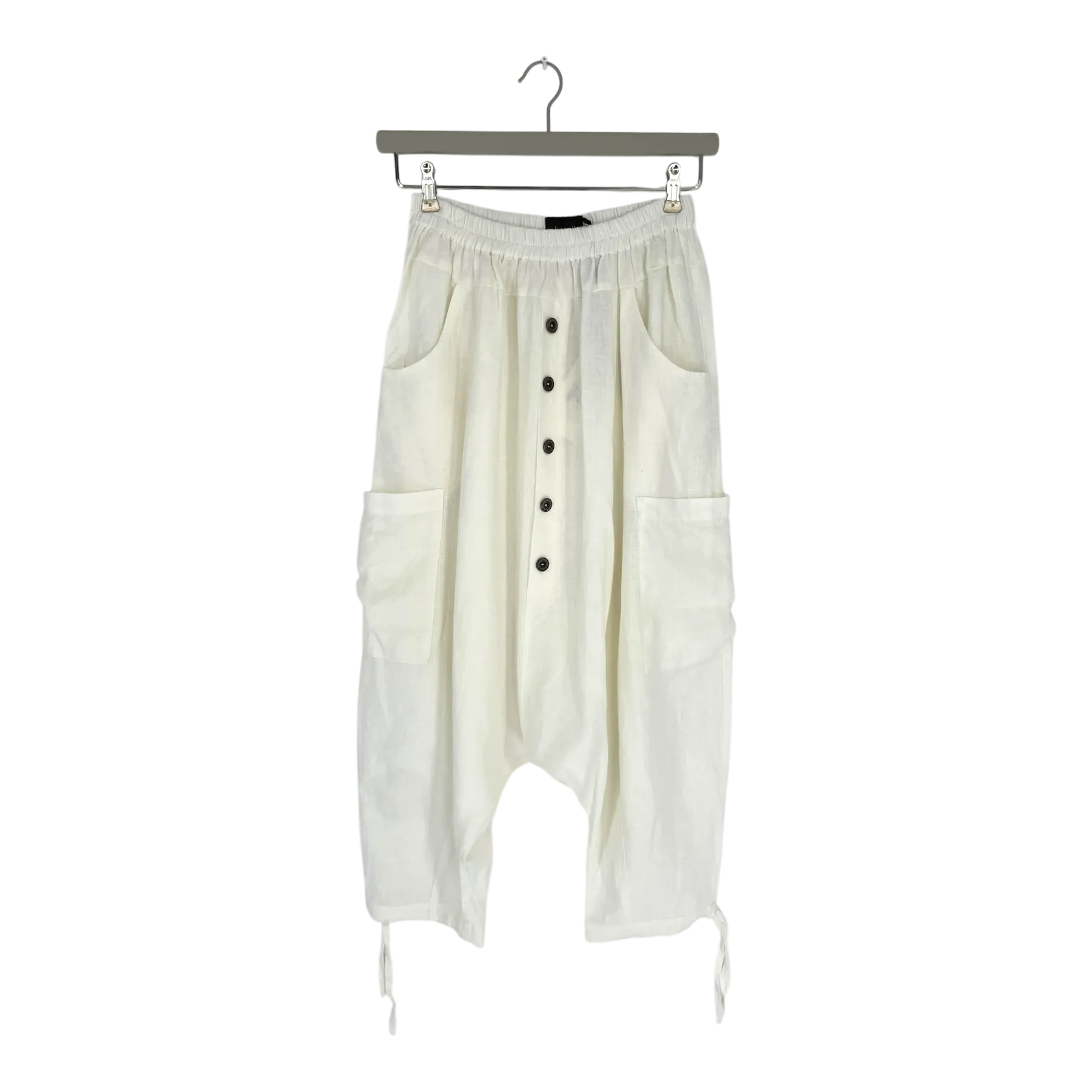 Olars Ulla brack linen pants, white | woman onesize