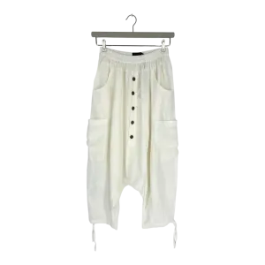 Olars Ulla brack linen pants, white | woman onesize