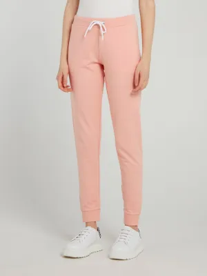Pink Drawstring Fleece Sweatpants