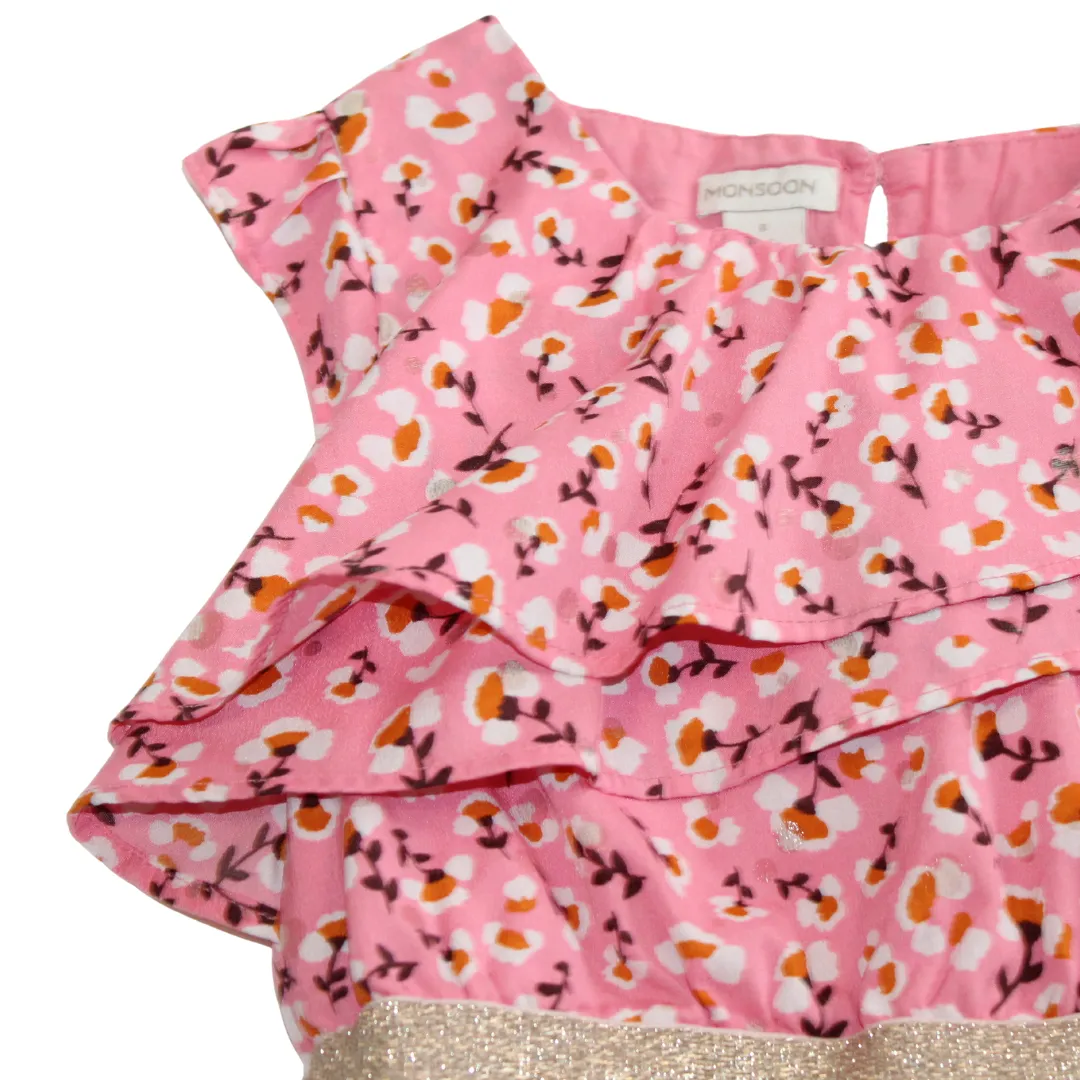 Pink Tiered Dress