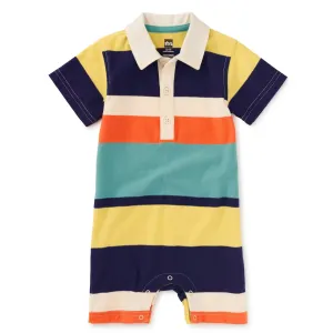 Polo Baby Romper in Patina