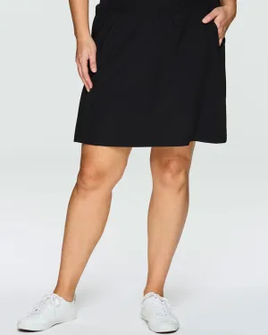Prime Ribbed Skort | Black