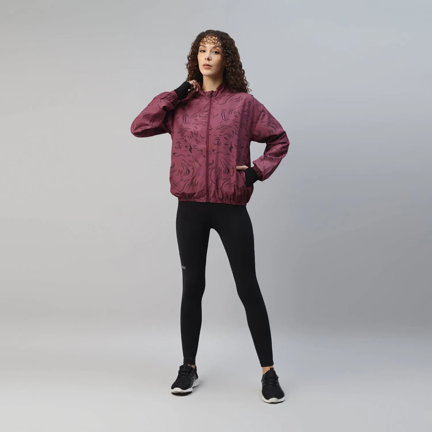 Printed Training Jacket - Women