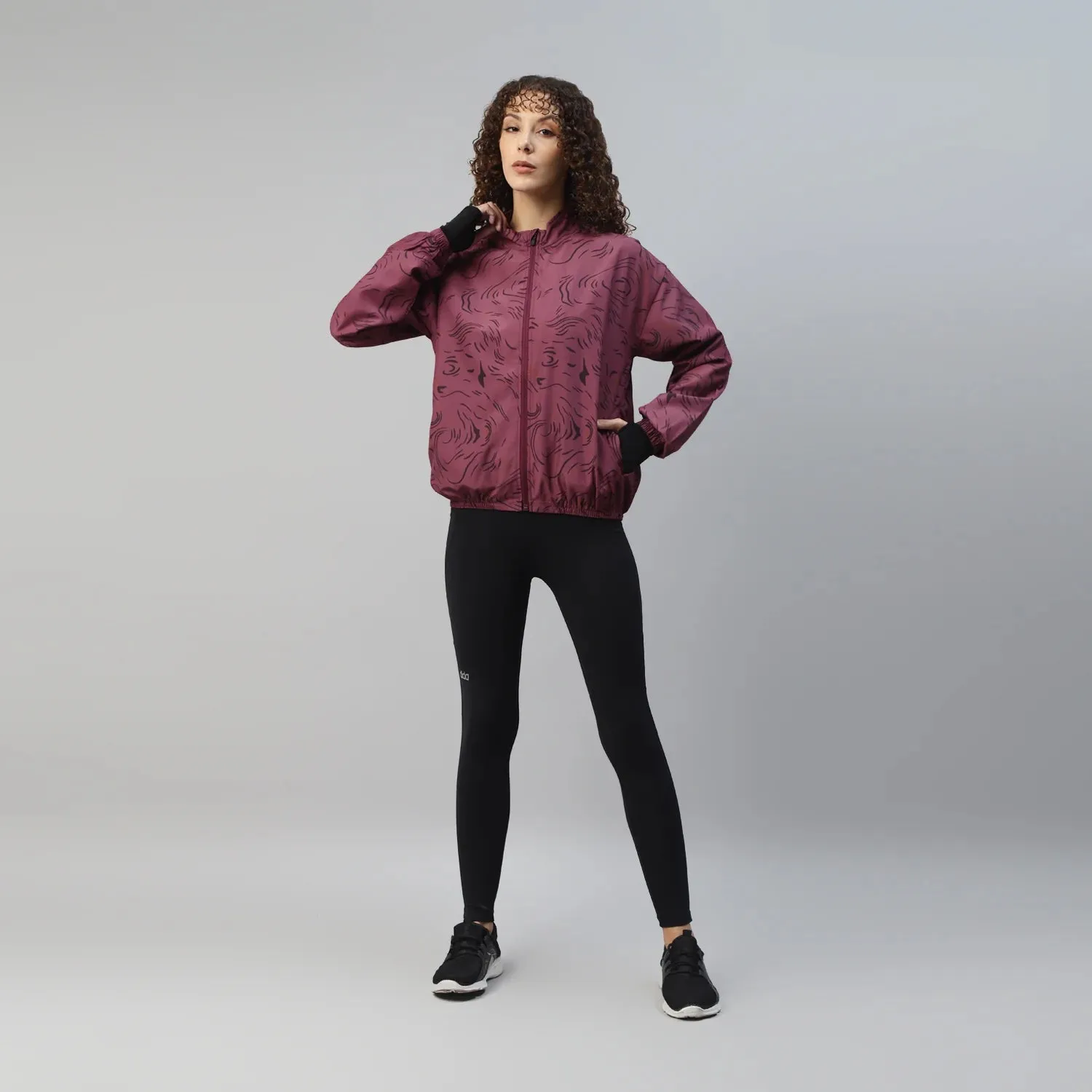 Printed Training Jacket - Women