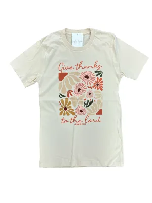 Psalms 136:1 / Floral Shirt