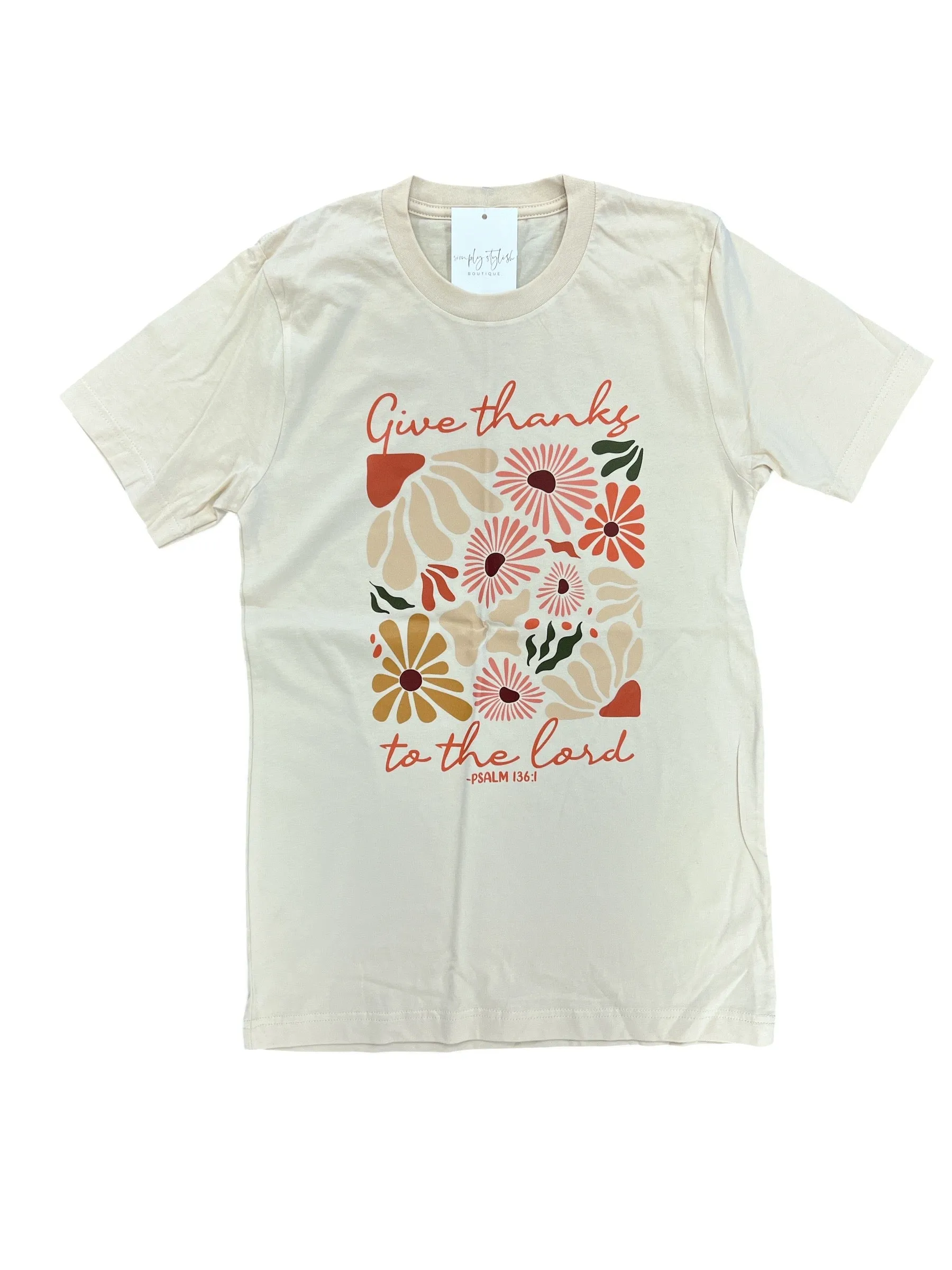 Psalms 136:1 / Floral Shirt