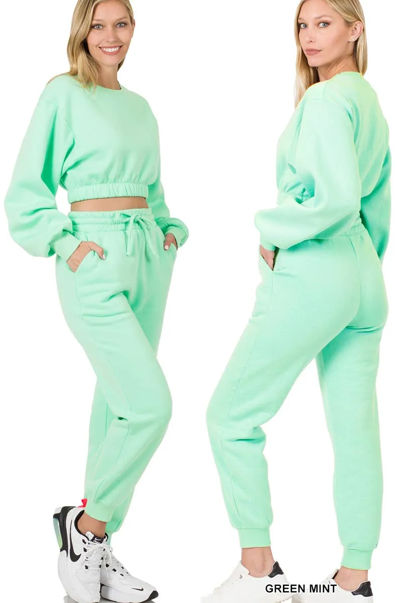 Pullover And Jogger Pants Set