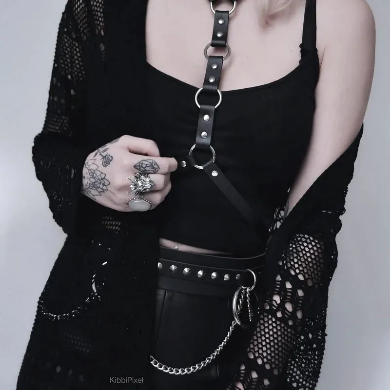 "BLACK HALTER" BELT N081308