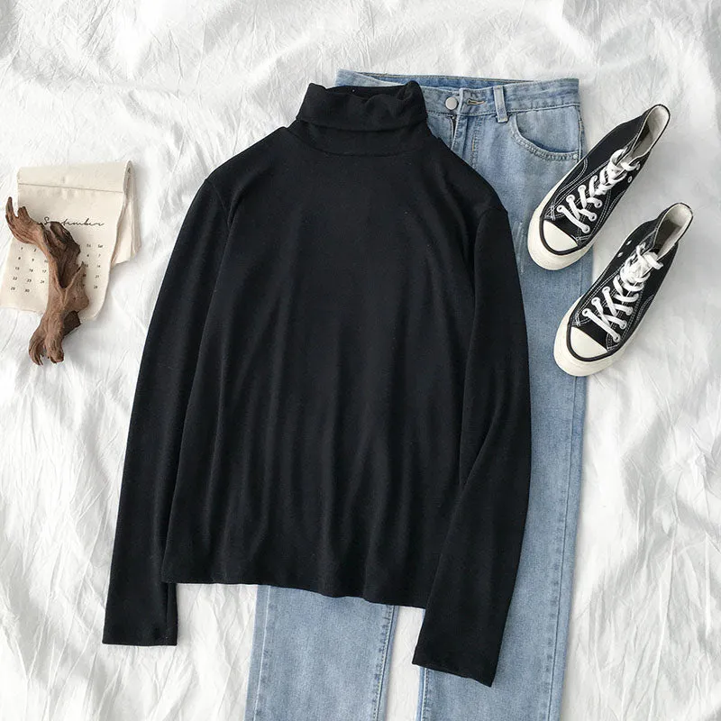 "BLACK/WHITE/GRAY STRIPED" LONG-SLEEVED TOP K112215