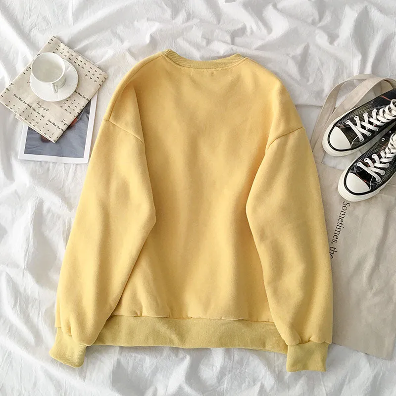 "CUTE PRINT" SWEATSHIRT S031702