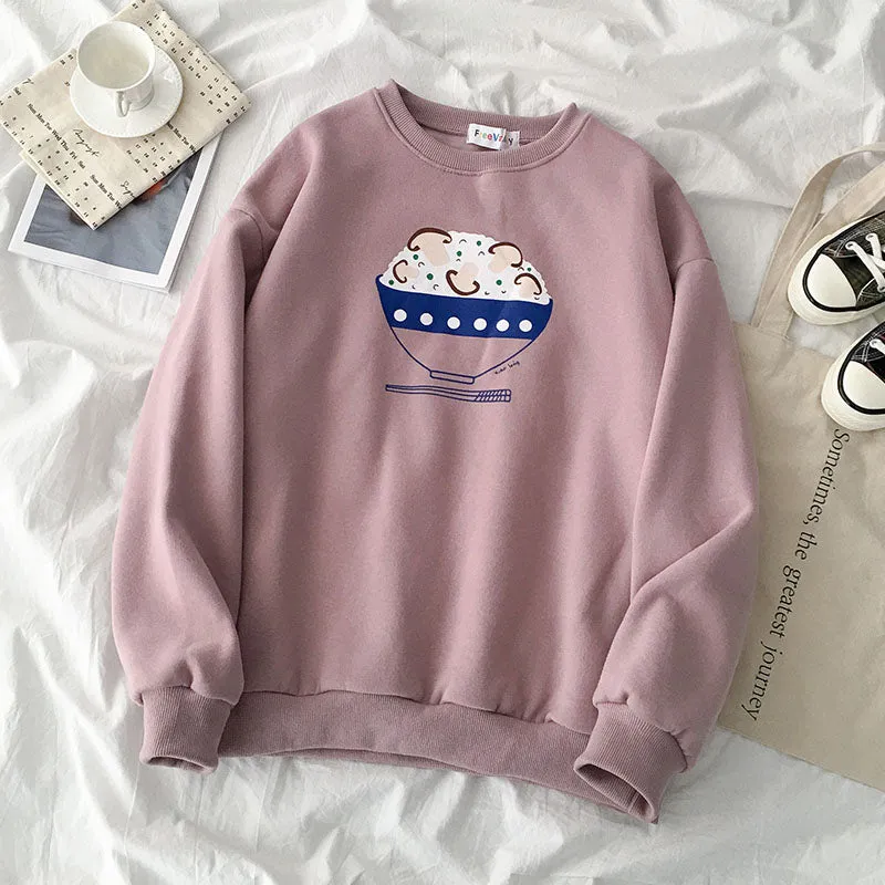 "CUTE PRINT" SWEATSHIRT S031702