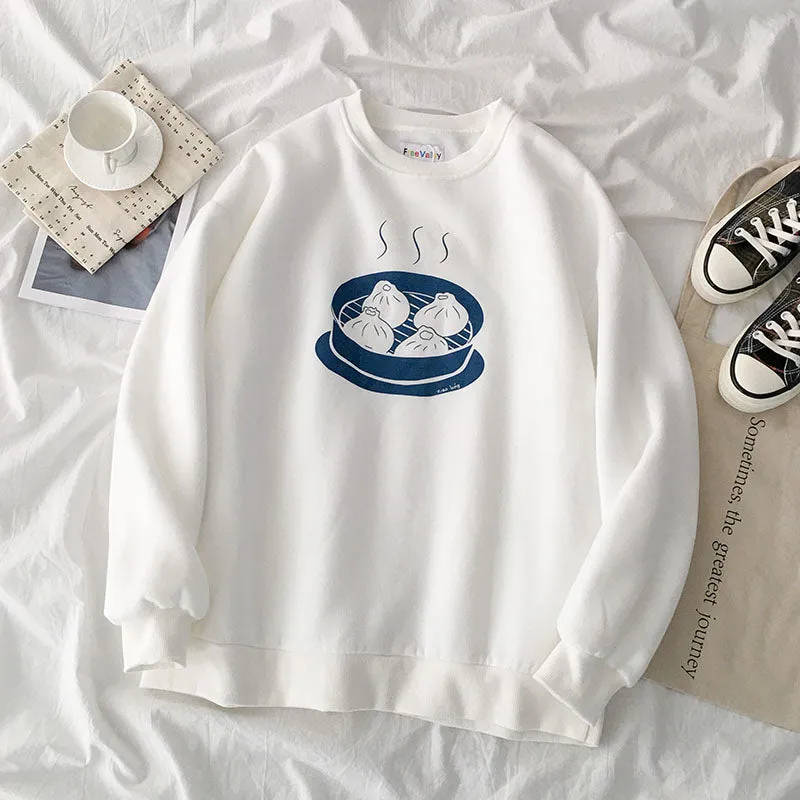 "CUTE PRINT" SWEATSHIRT S031702