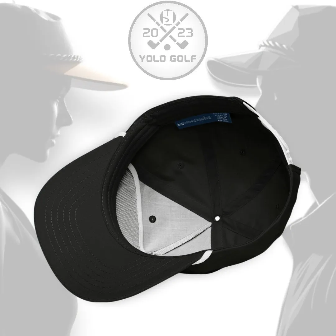 "Deadeye" Golf Rope Cap (Silver/Black Embroidery)