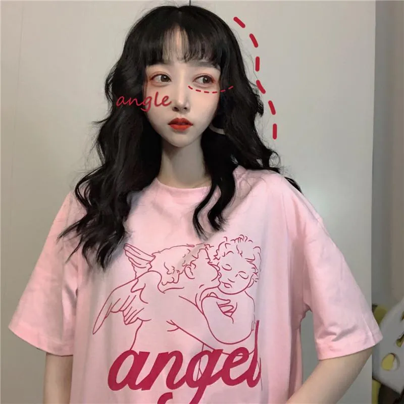 "KISS ANGEL" SHORT SLEEVE TEE K070807