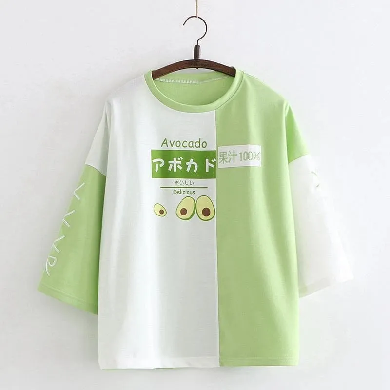 "STRAWBERRY AVOCADO" T-SHIRT N081109