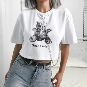 "SUCH CUTE BEAR" T-SHIRT D042407