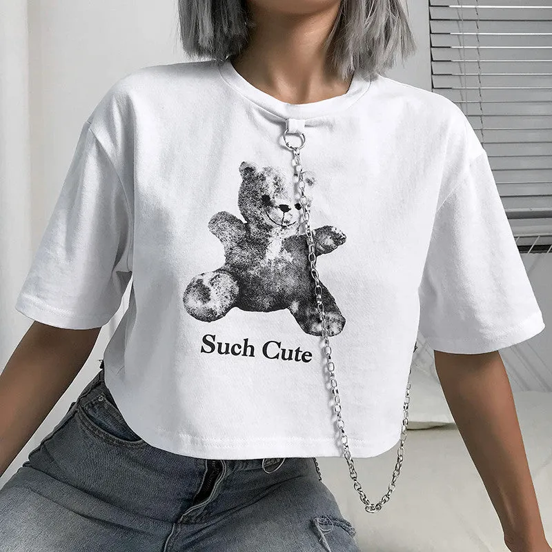 "SUCH CUTE BEAR" T-SHIRT D042407