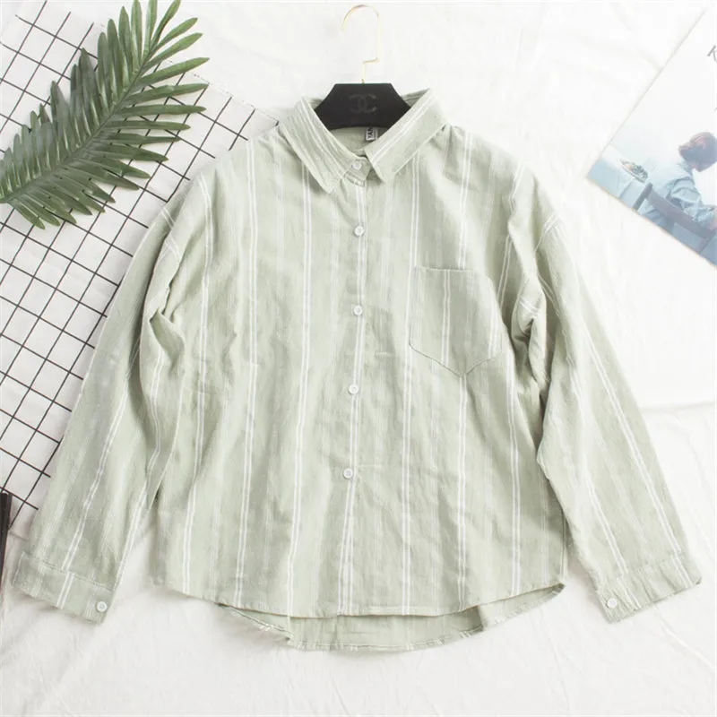 "VERTICAL STRIPED" SHIRT K052804
