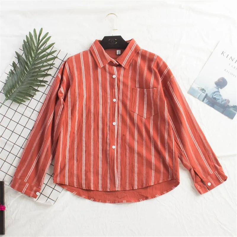 "VERTICAL STRIPED" SHIRT K052804