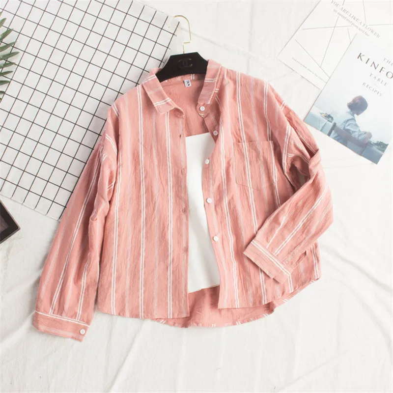 "VERTICAL STRIPED" SHIRT K052804