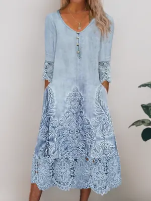Ravena - Vintage style dress with lace