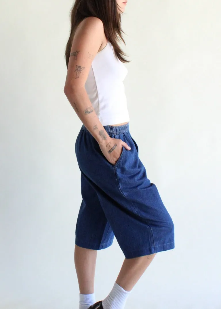 RCYCLD Denim Wide Leg Jort