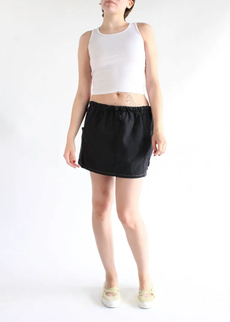 RCYCLD Eco-Denim Pieced Mini Skirt