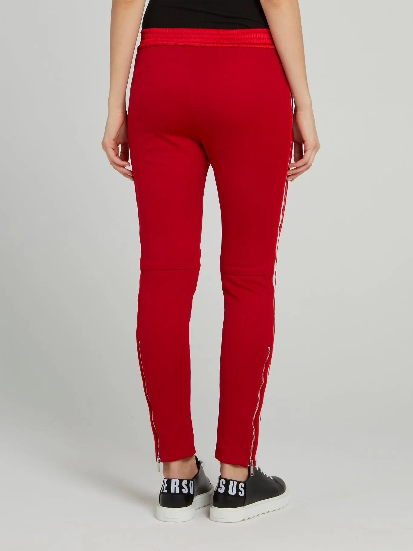 Red Side Stripe Active Trousers