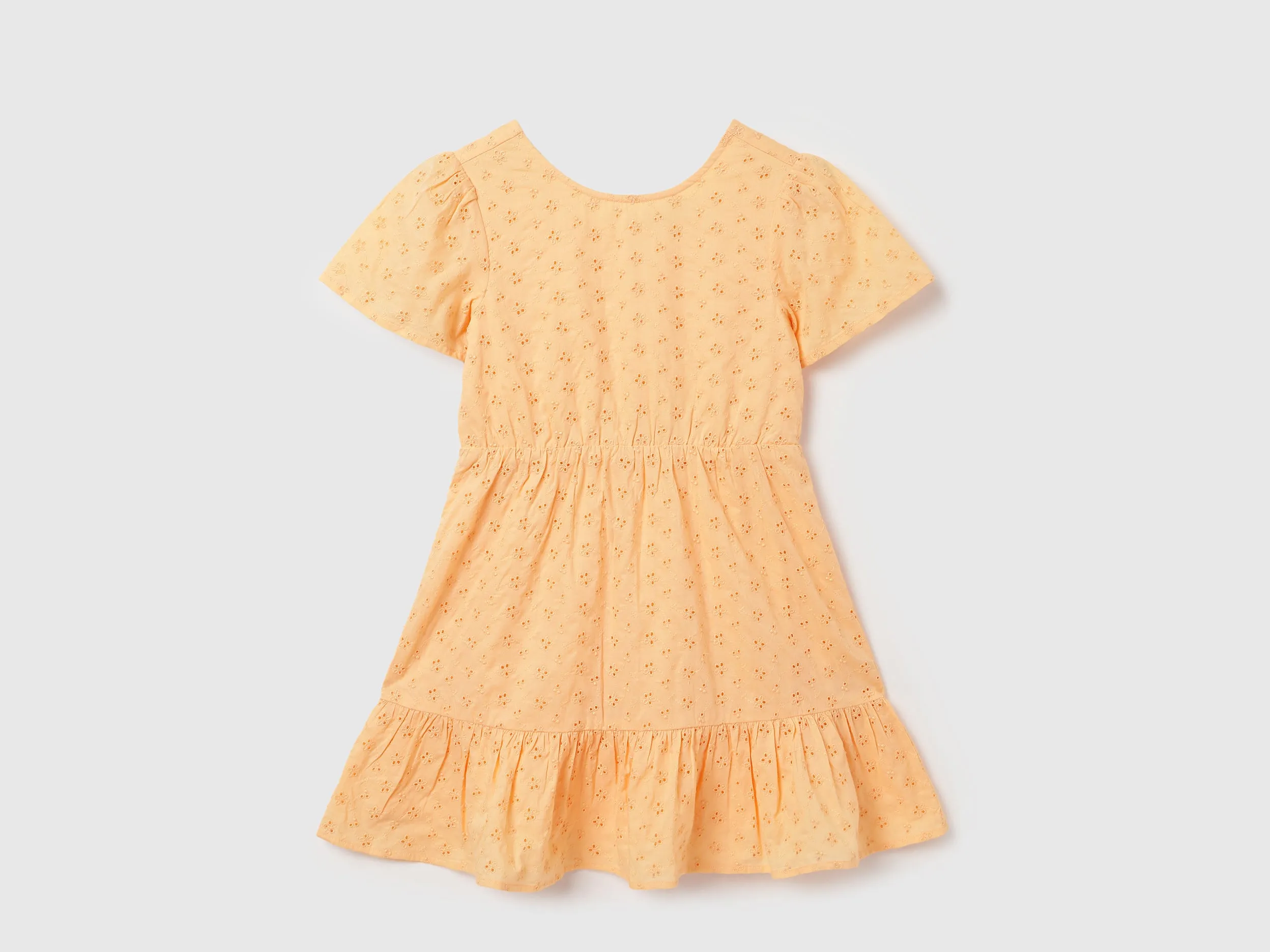 Regular Fit Round Neck Embroidered Dresses