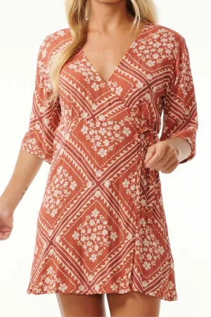 Rip Curl Soleil Wrap Mini Dress