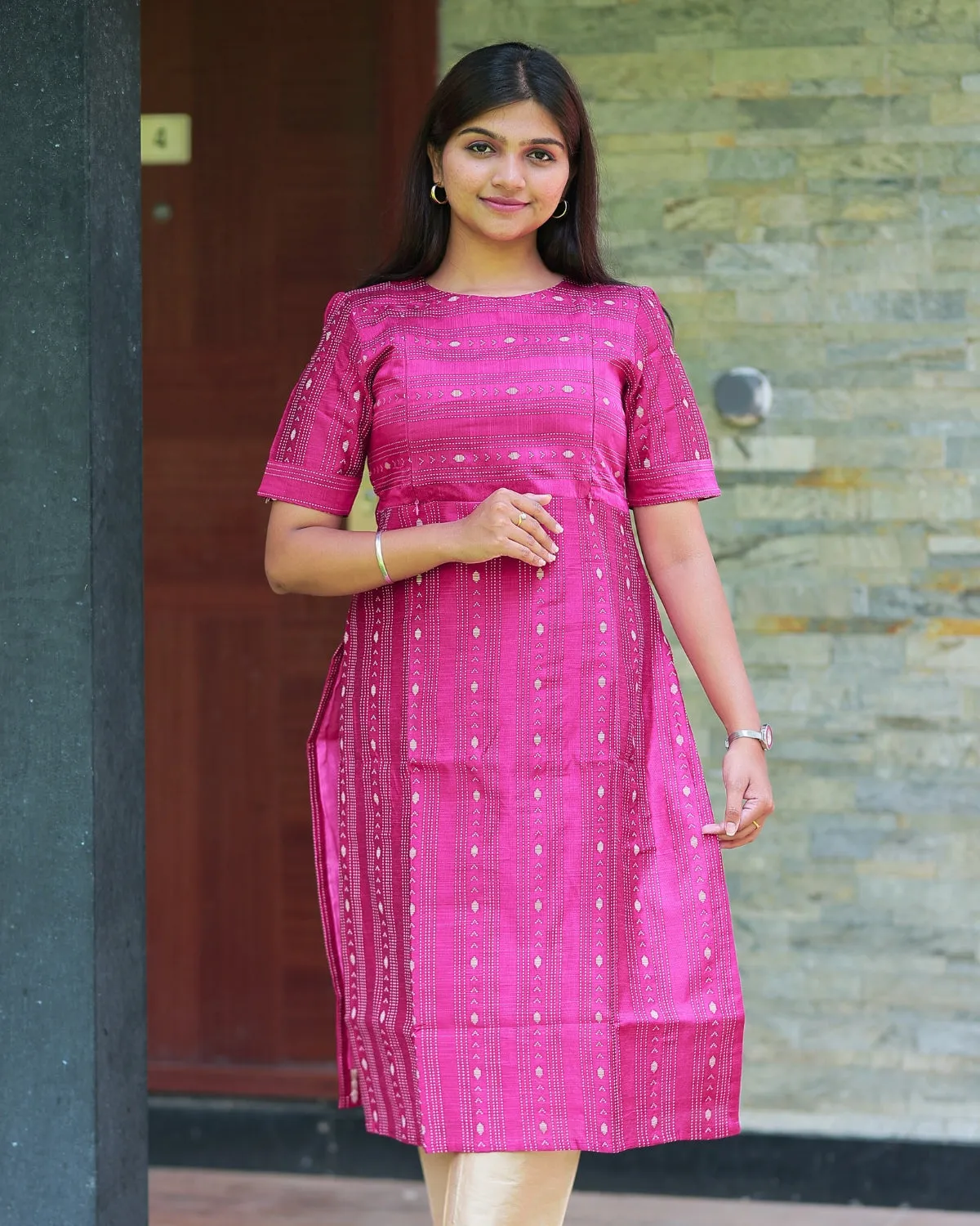 Rose_vilva | Maternity Kurti with Lining [TOP ONLY]