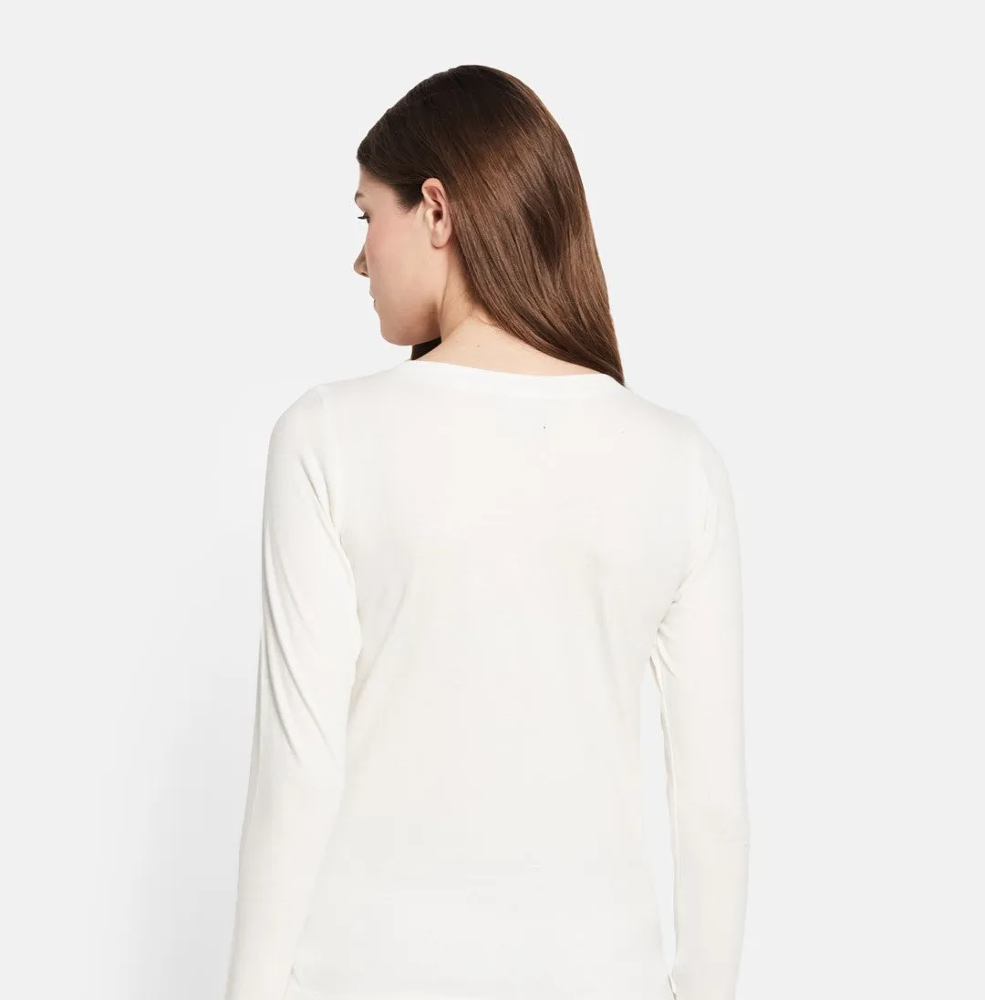 Round Neck Long Sleeve Top with Harem Pant (Rum Raisin)