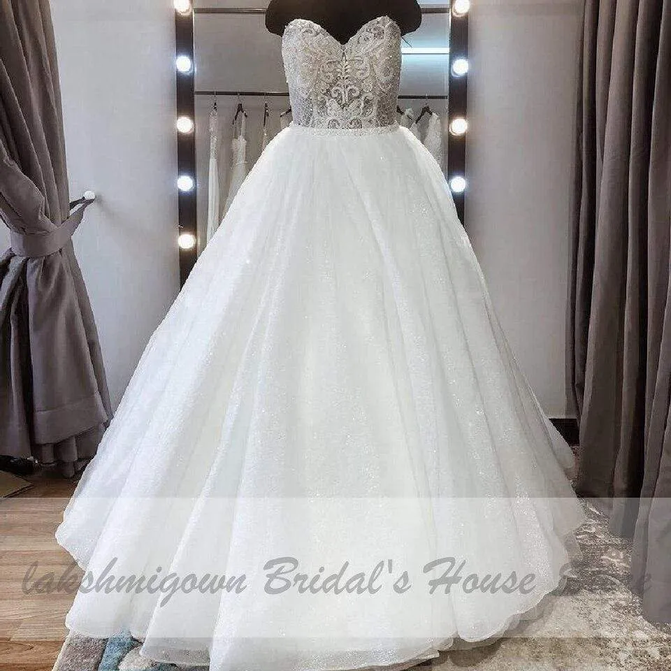 Roycebridal Vintage Lace Two Piece Wedding Dress Detachable Skirt