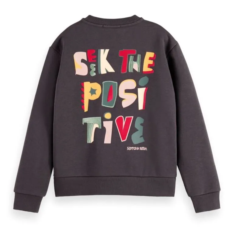 Scotch & Soda "Seek The Positive" Crewneck