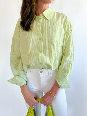 Seersucker Stripe Bubble Top