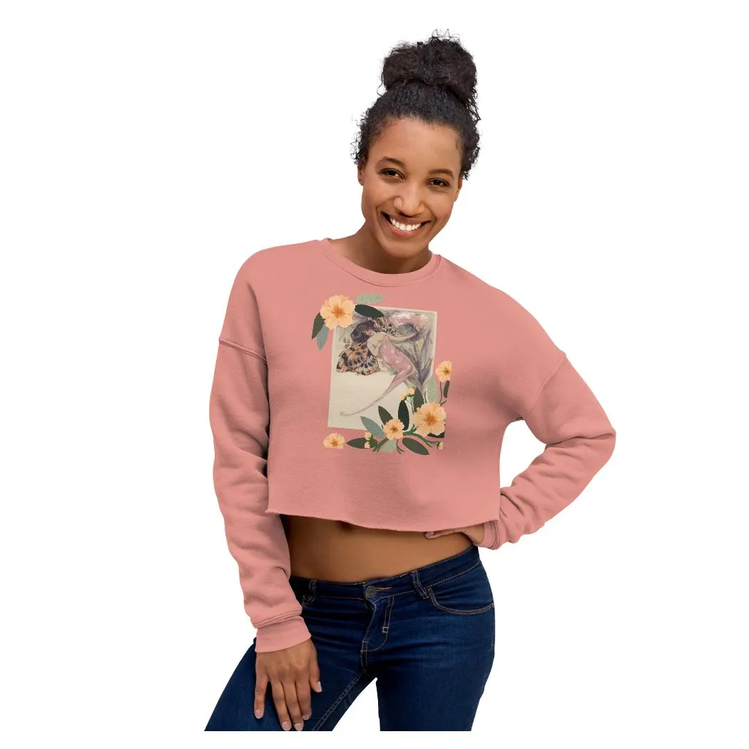Sensibility Butterfly Crop Sweatshirt